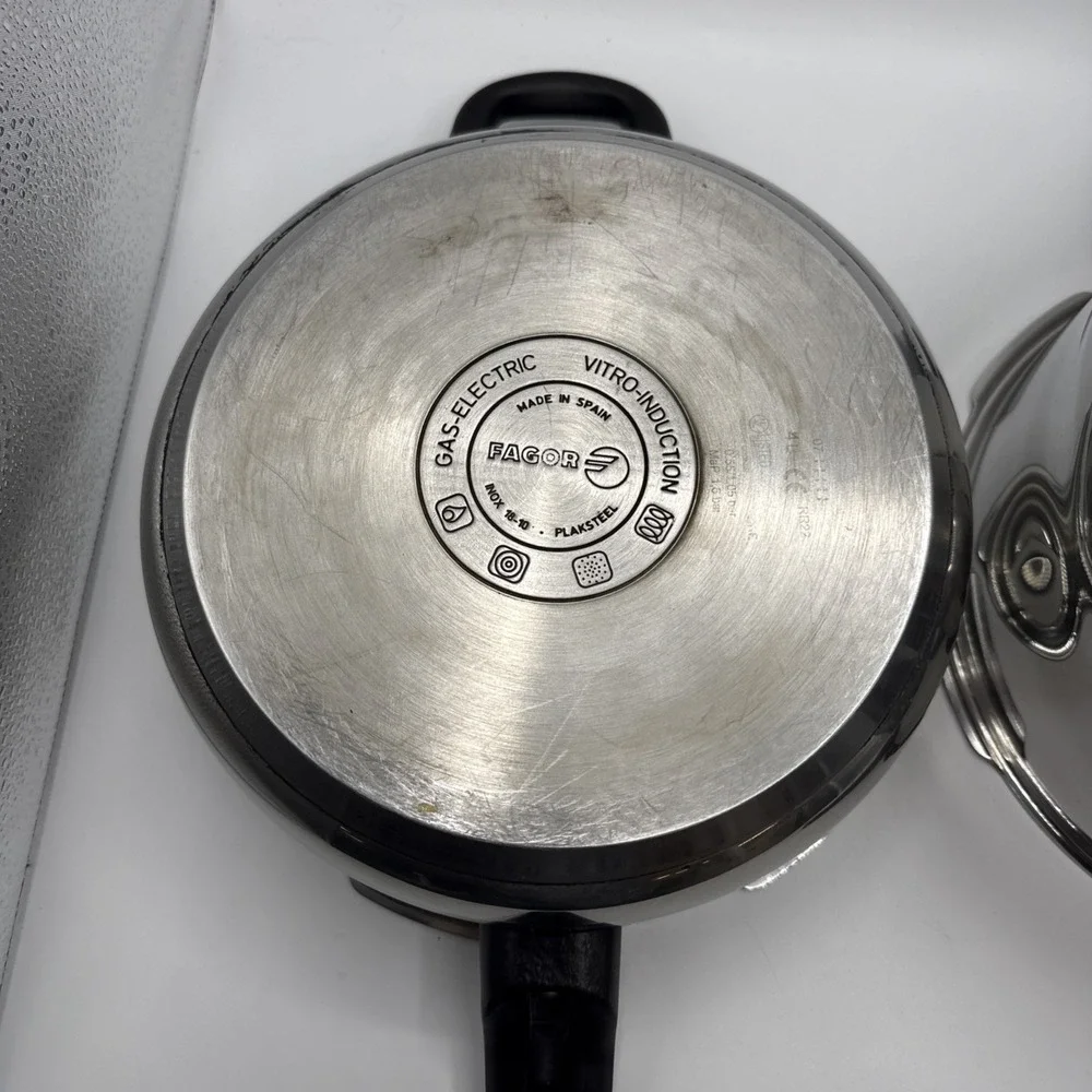 Fagor Rapid Xpress Pressure Cooker 8 + 4 Liters Induction Stainless Steel Basket